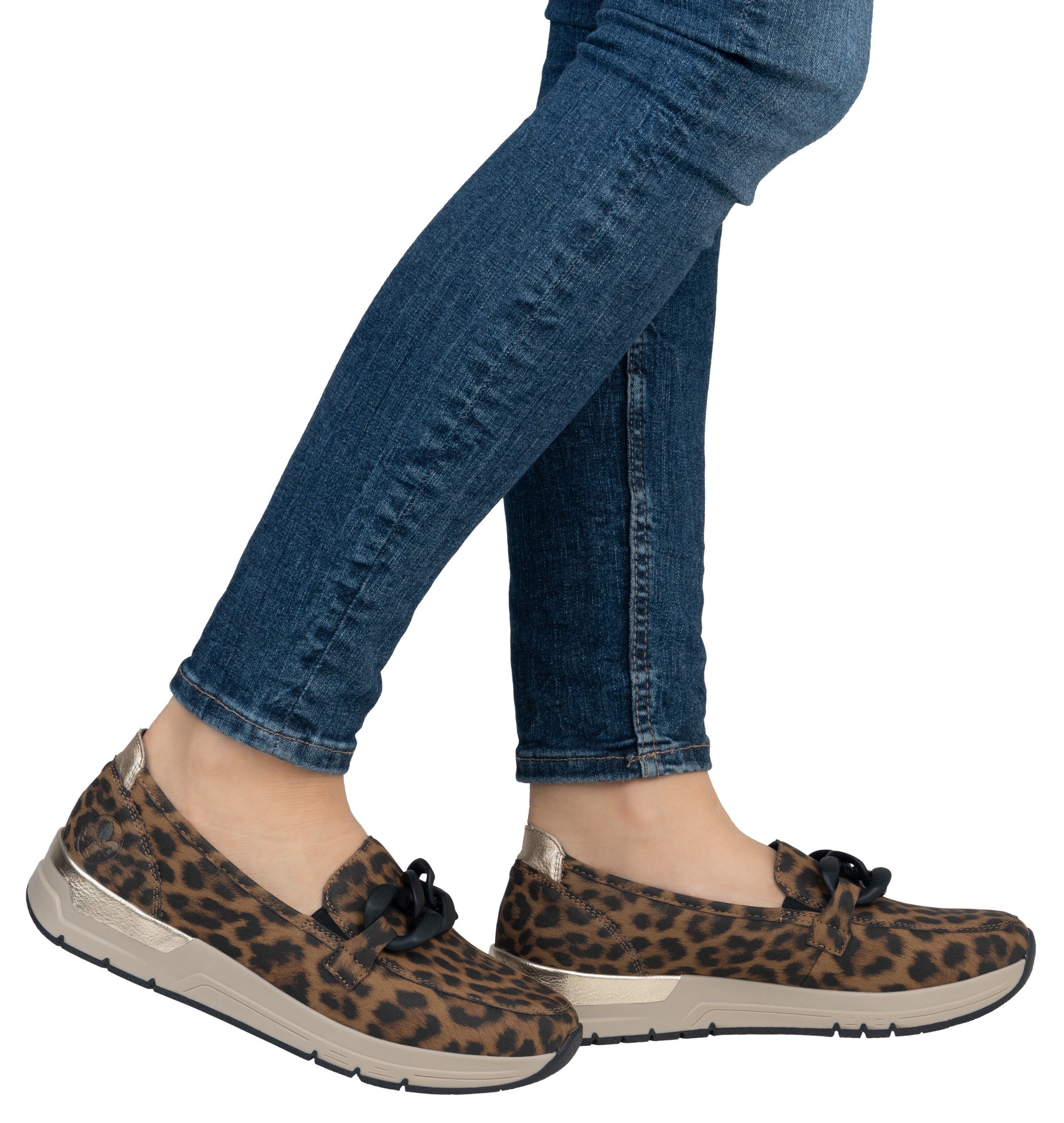 Rieker Slip-On Sneaker Schlupfschuh, Leo-Sneaker, Freizeitschuh günstig online kaufen