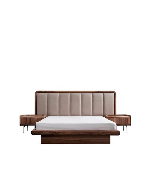 JVmoebel Bett Modernes Schlafzimmer Bett Holzbett Designer Möbel Bettgestel günstig online kaufen