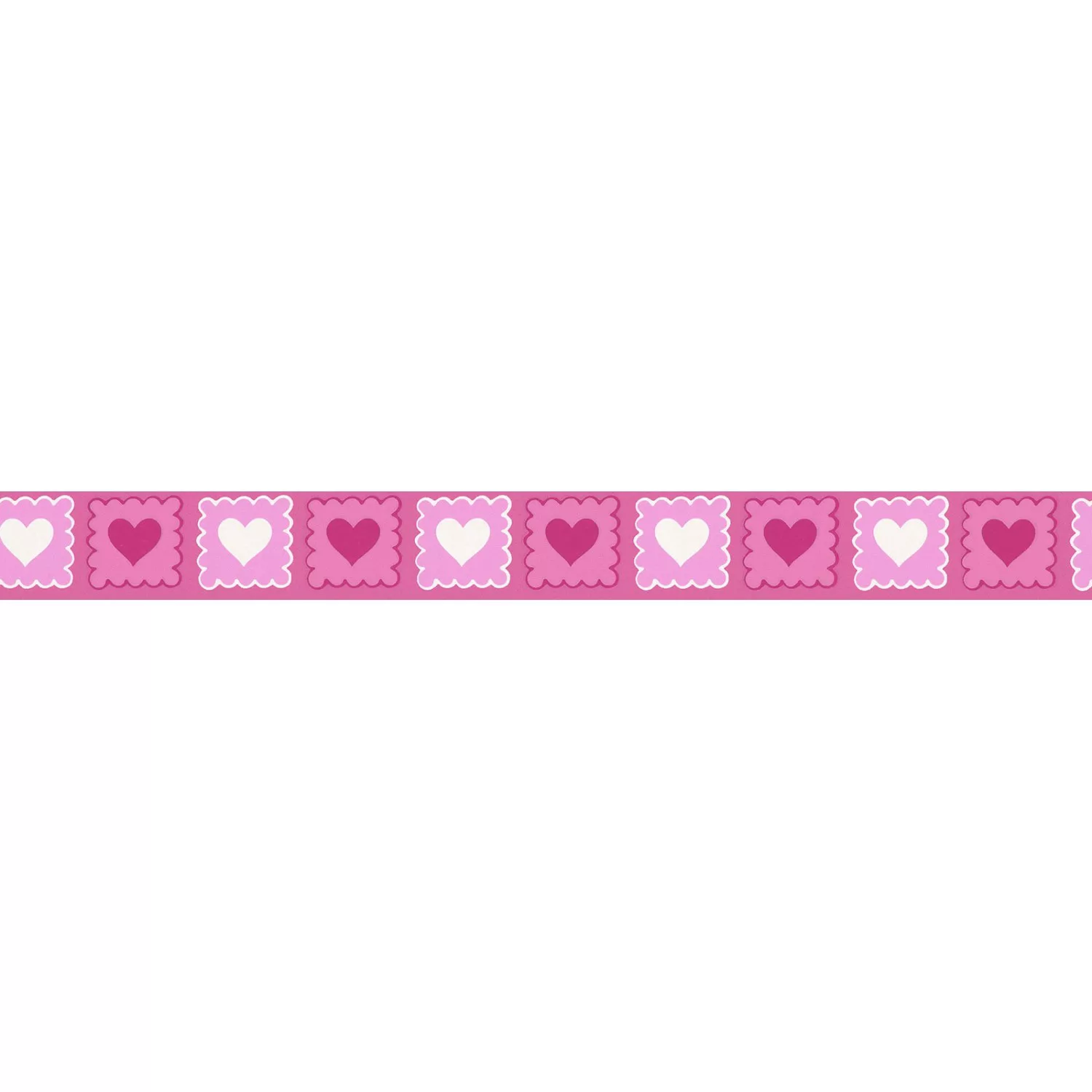 Bricoflor Kinderzimmer Wandbordüre in Pink Herz Tapeten Bordüre Ideal für M günstig online kaufen