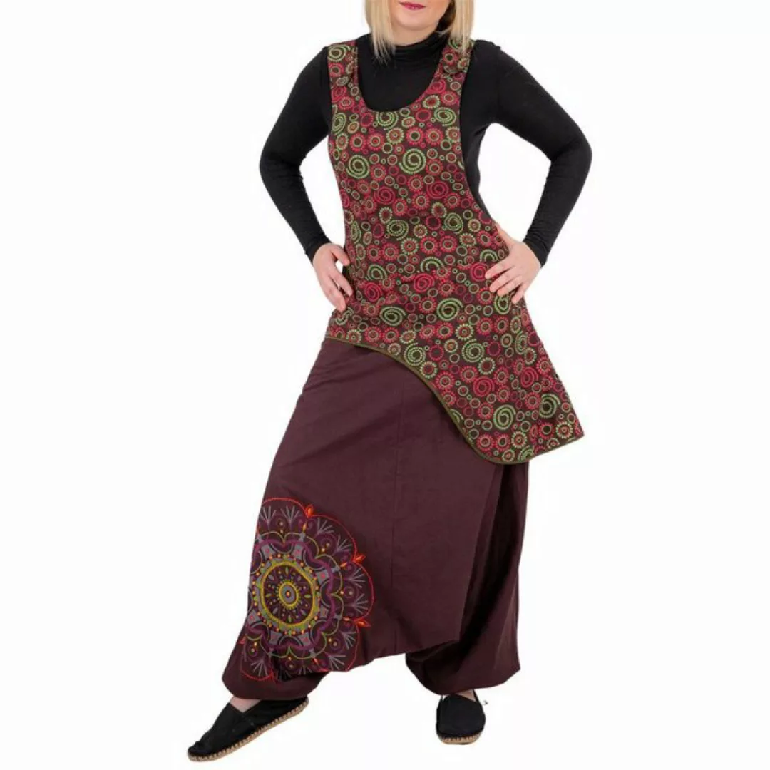 KUNST UND MAGIE Haremshose Latzhose Haremshose Jumpsuit 70er Overall Hippie günstig online kaufen