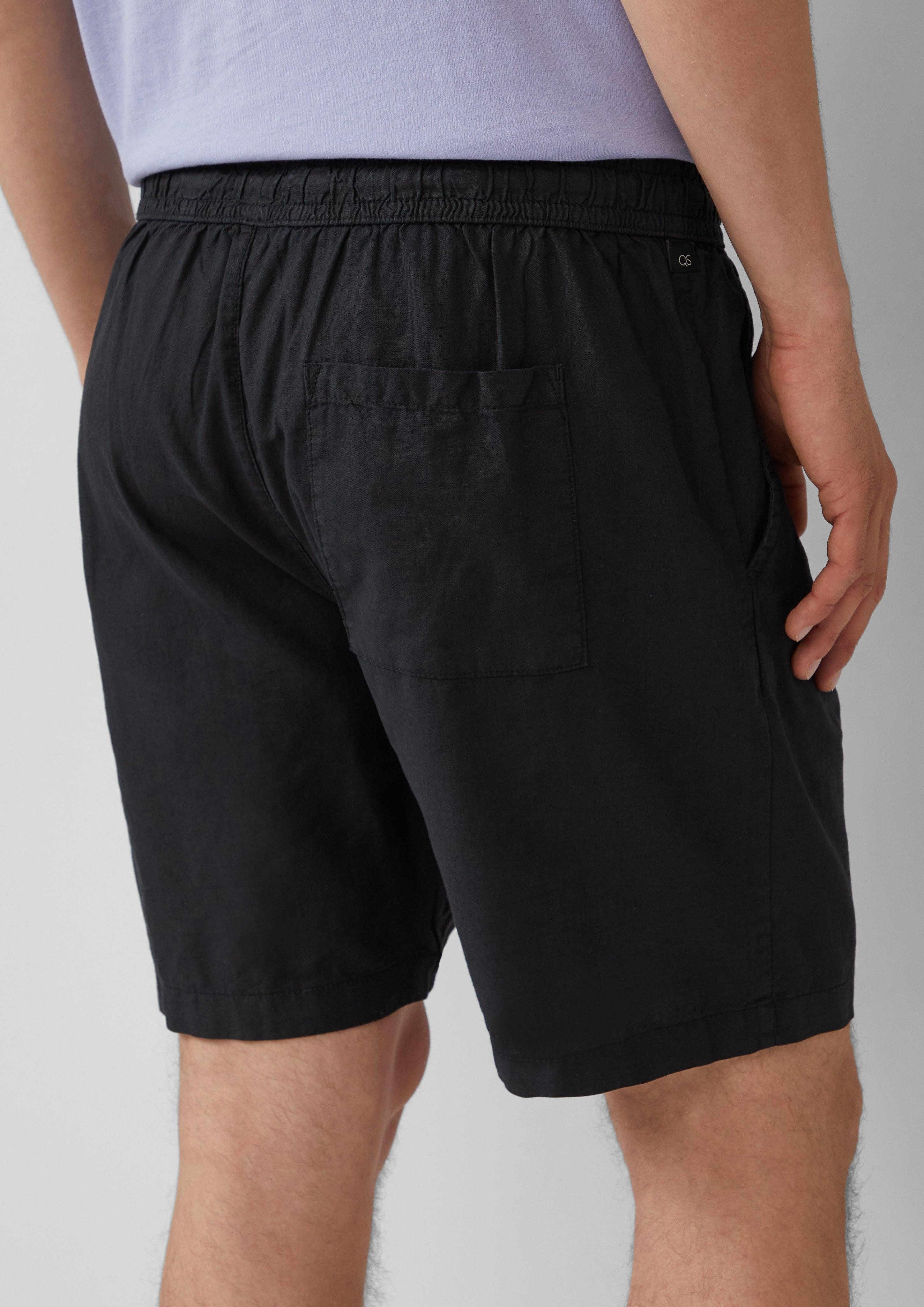 QS Bermudas Shorts aus Leinenmix günstig online kaufen