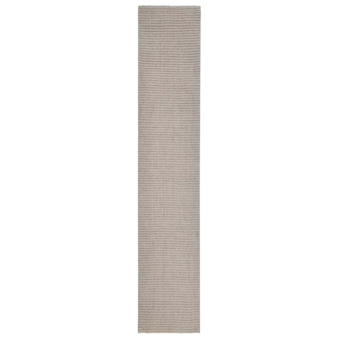 Vidaxl Teppich Natur Sisal 66x350 Cm Sandfarbe günstig online kaufen