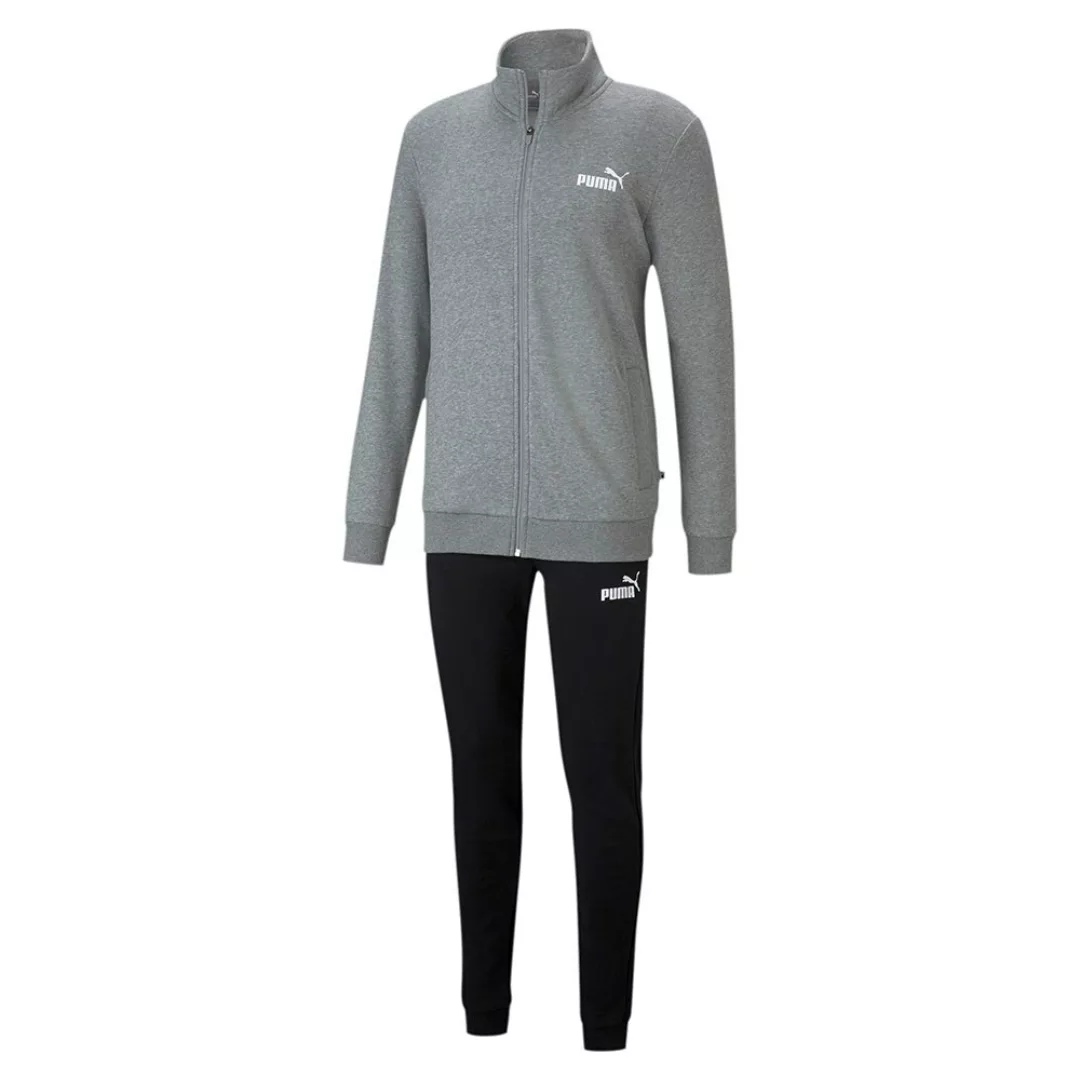 Puma Clean Trainingsanzug S Medium Gray Heather günstig online kaufen