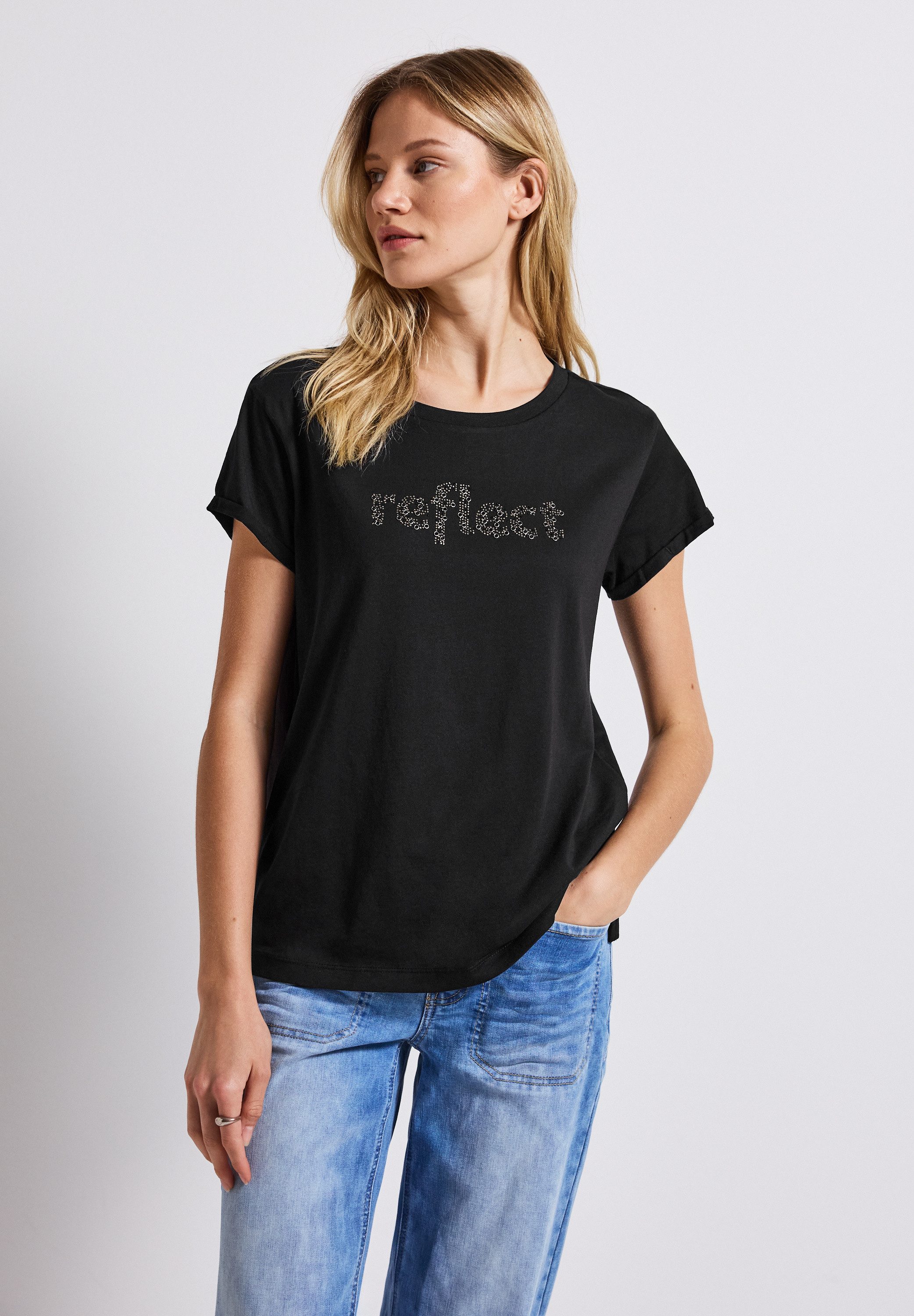 STREET ONE T-Shirt, im soften Baumwoll-Mix günstig online kaufen