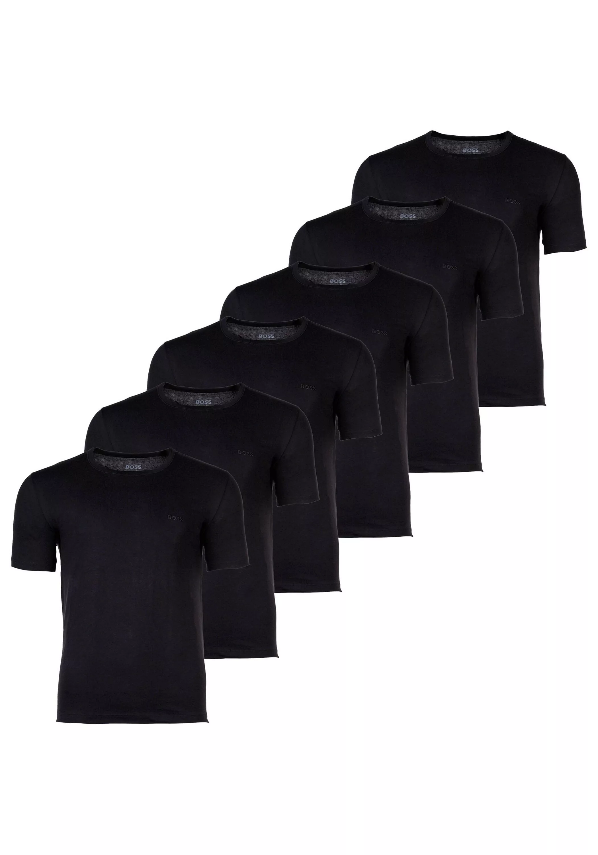 BOSS T-Shirt "T-Shirt T-Shirt RN 3P Classic 6er Pack" günstig online kaufen