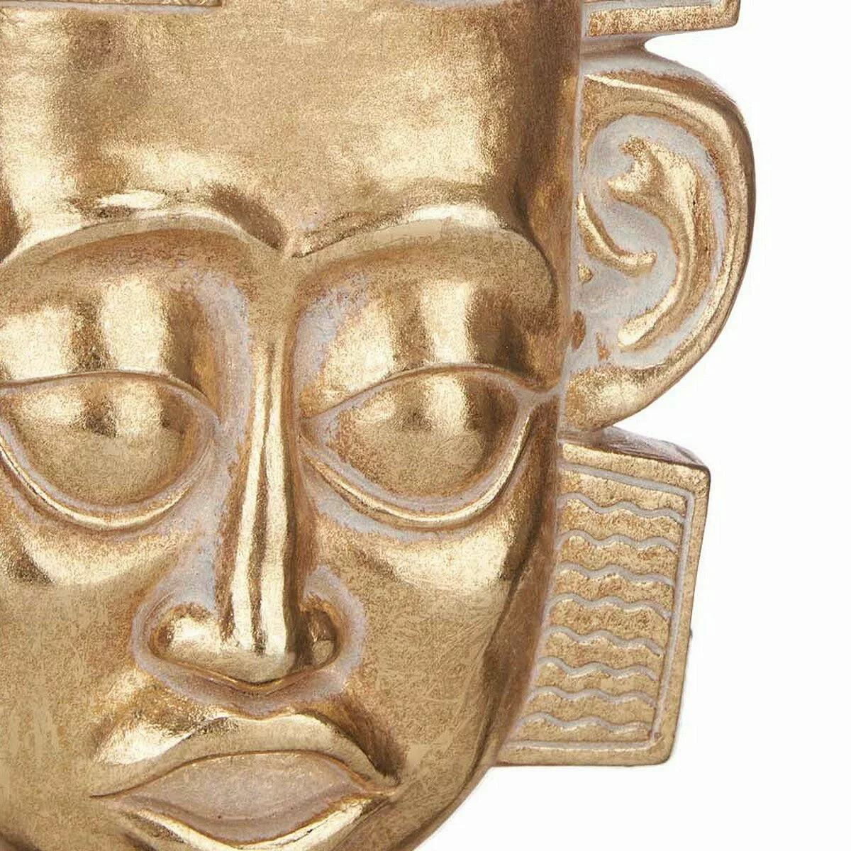 Deko-figur Indianer Golden Polyesterharz (17,5 X 36 X 10,5 Cm) günstig online kaufen