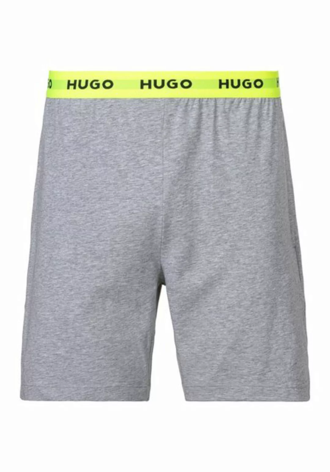 HUGO Pyjamahose Linked Shorts mit Logobund günstig online kaufen