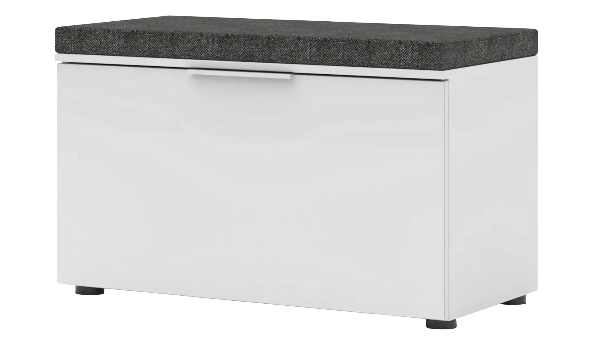 Garderobenbank  Vitreo Neo ¦ weiß ¦ Maße (cm): B: 80 H: 51 T: 41.0 Bänke > günstig online kaufen