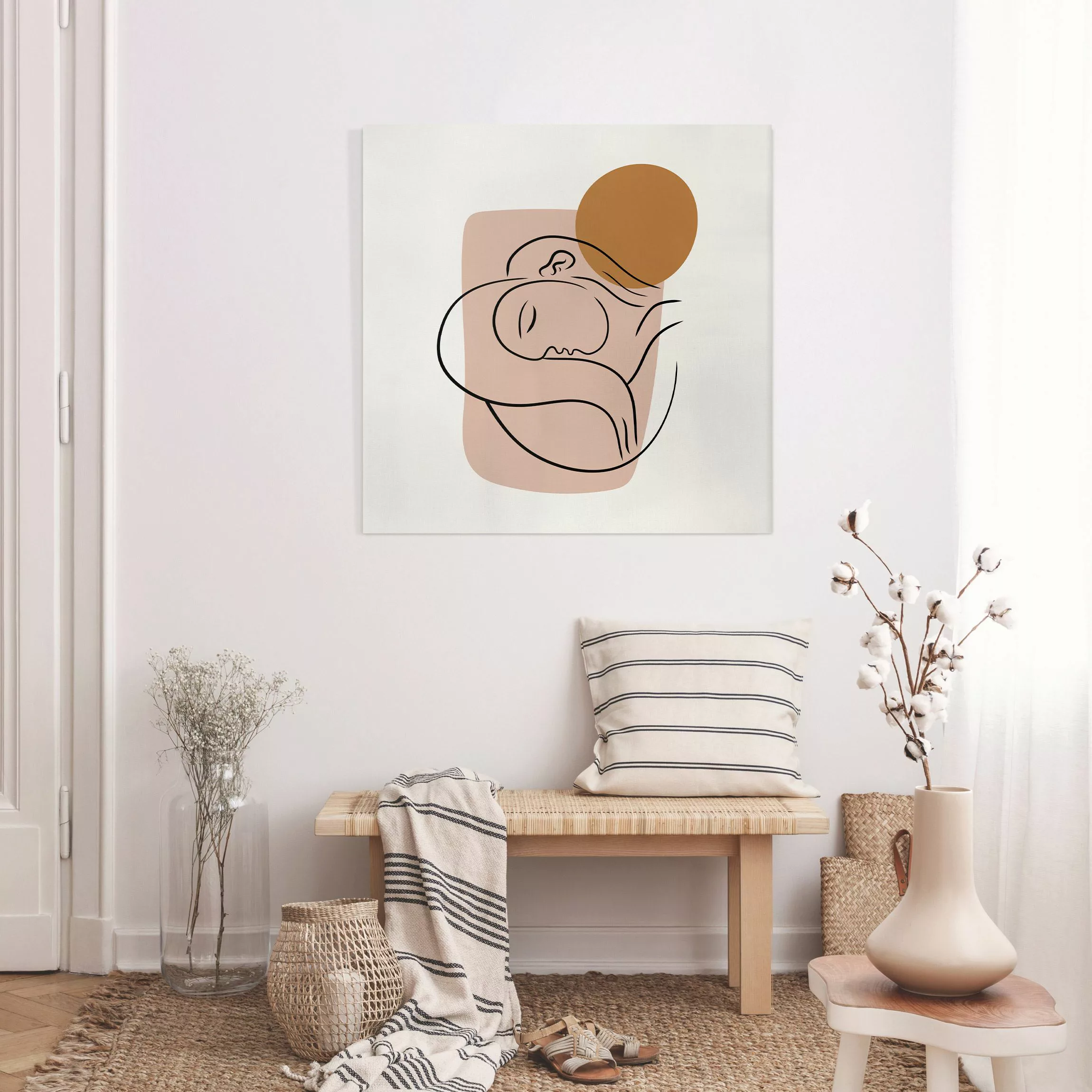 Leinwandbild Picasso Interpretation - Tagträumen günstig online kaufen