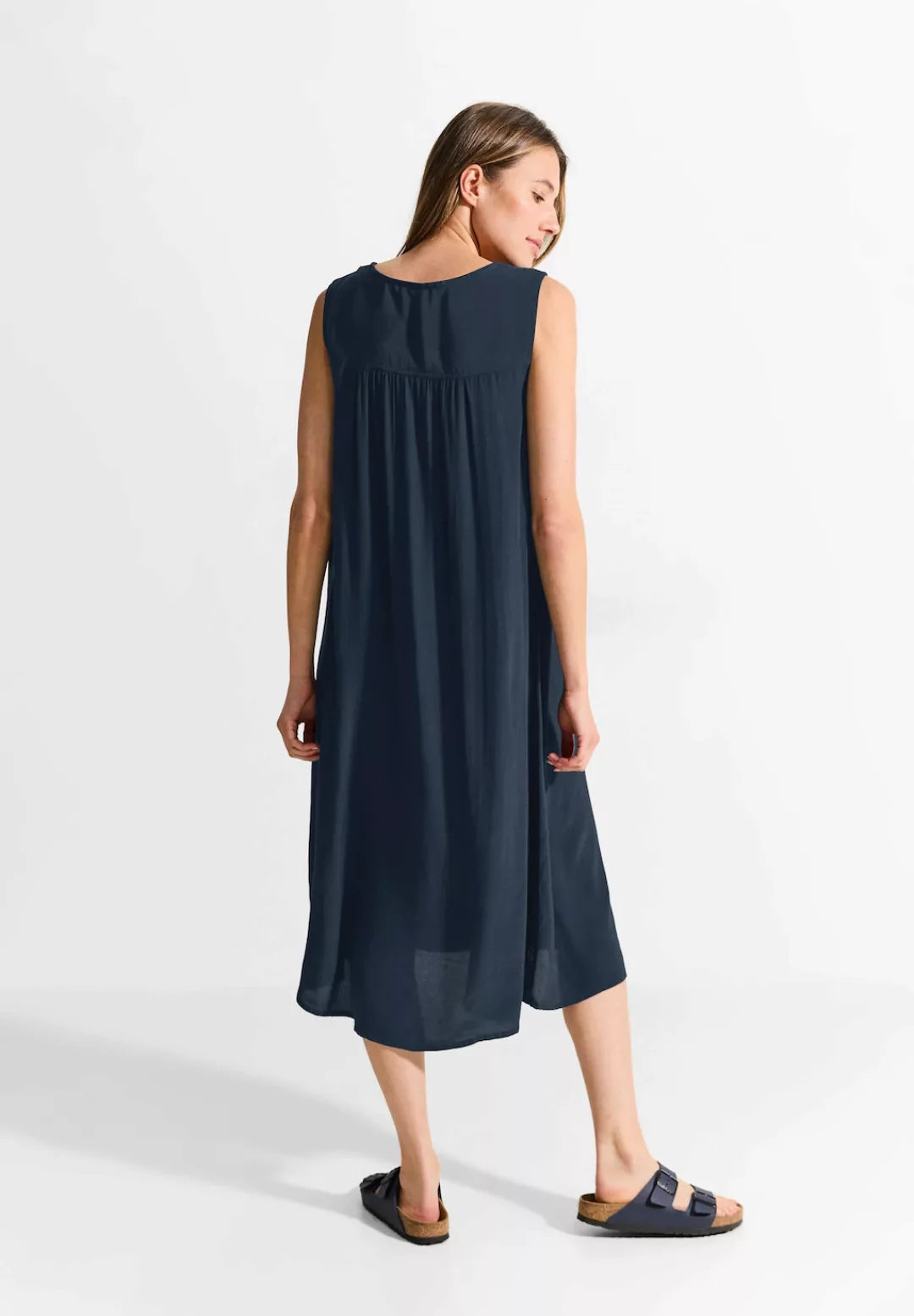 Cecil Sommerkleid Solid Crepe Dress günstig online kaufen