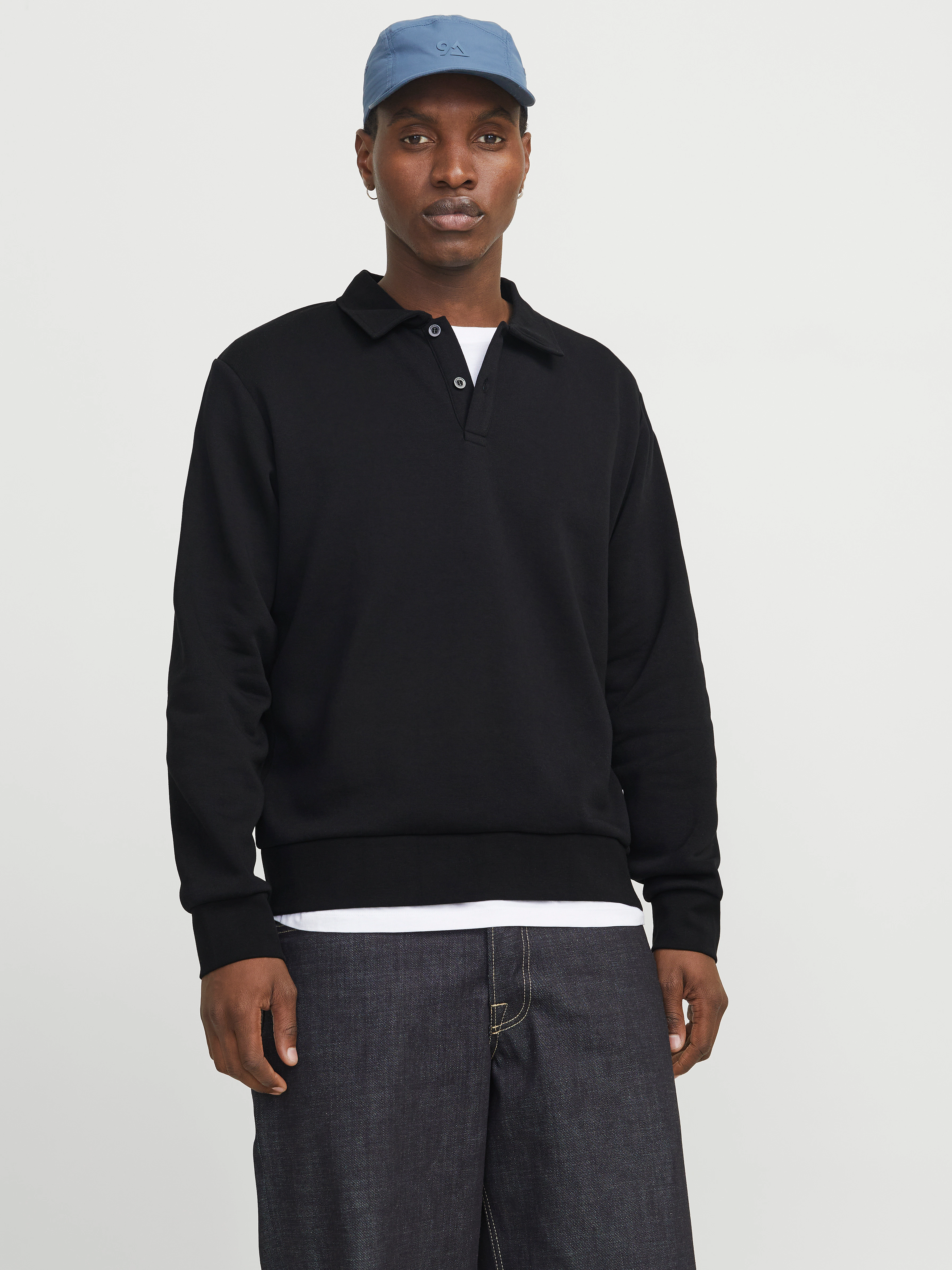 Jack & Jones Sweatshirt "JJEBRADLEY SWEAT POLO NOOS" günstig online kaufen