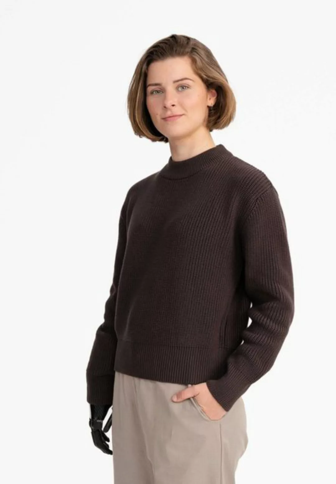 MELA Strickpullover Rippstrick Pullover MANIKA Rippbündchen günstig online kaufen