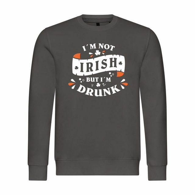 deinshirt Rundhalspullover Herren Pullover Im not Irish but im drunk Mit Pr günstig online kaufen