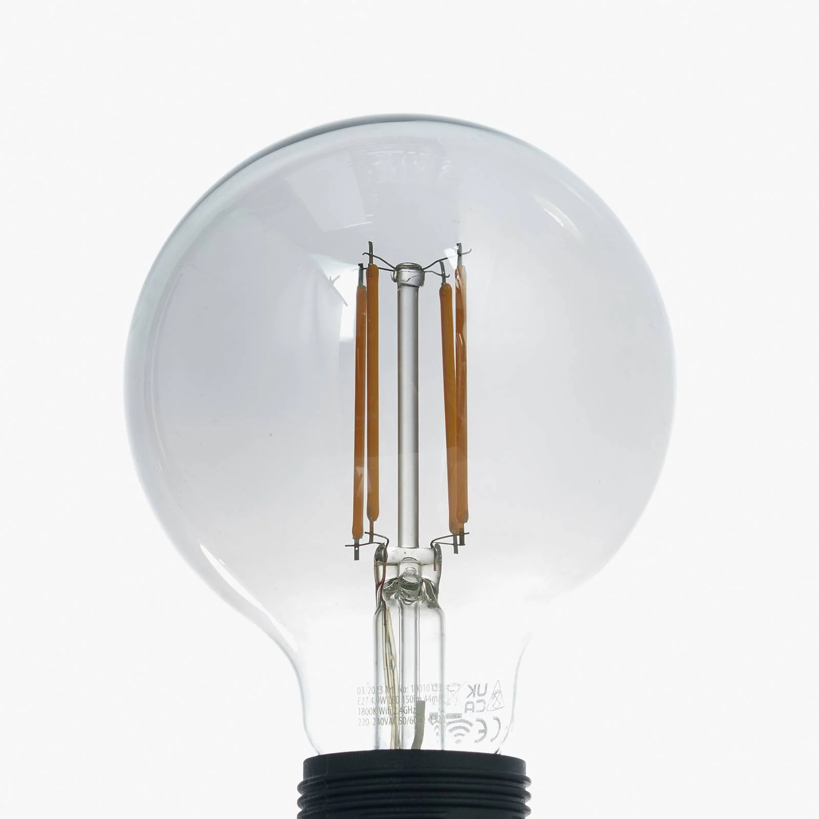 LUUMR Smart LED-Globelampe E27 rauchgrau 4,9W Tuya WLAN günstig online kaufen