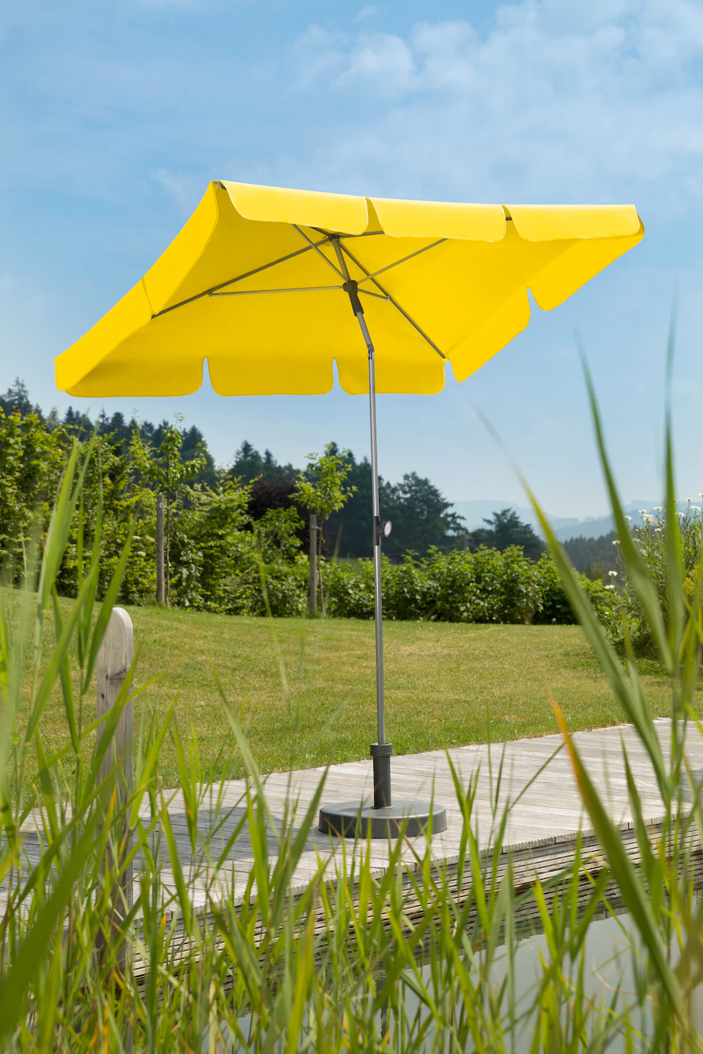 Schneider Sonnenschirm Locarno Zitrus 180 cm x 120 cm günstig online kaufen