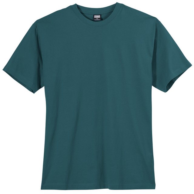 Urban Classics Plus Size Rundhalsshirt Große Größen Herren T-Shirt petrol T günstig online kaufen