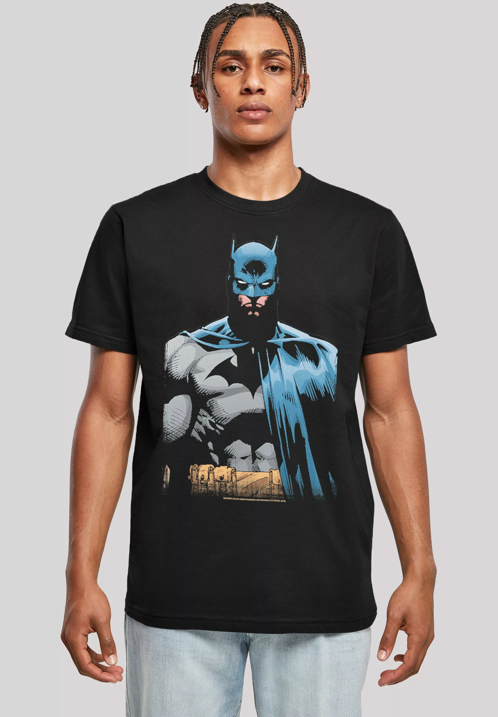 F4NT4STIC T-Shirt "Batman Close Up", Herren,Premium Merch,Regular-Fit,Basic günstig online kaufen