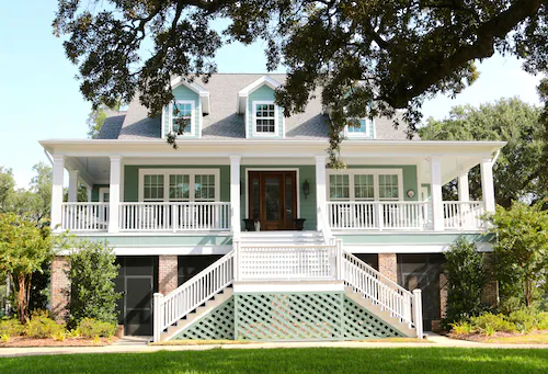 Papermoon Fototapete »ARCHITEKTUR-STRAND FRONTHAUS BILOXI GOLF VON MEXIKO« günstig online kaufen