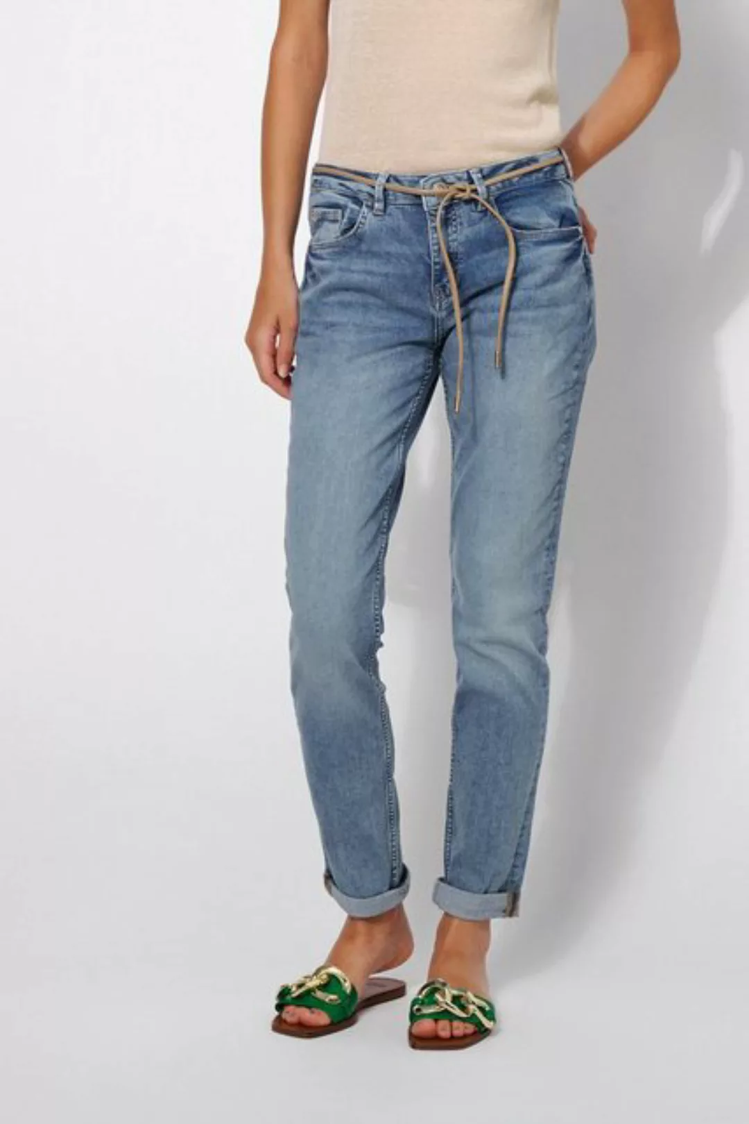 ROSNER 5-Pocket-Jeans Masha_097 mit Gürtel günstig online kaufen