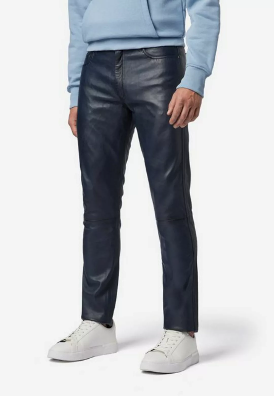 RICANO Lederhose No. 3 TR – Slim Fit Hochwertiges Lamm Leder - 5-Pocket Sti günstig online kaufen