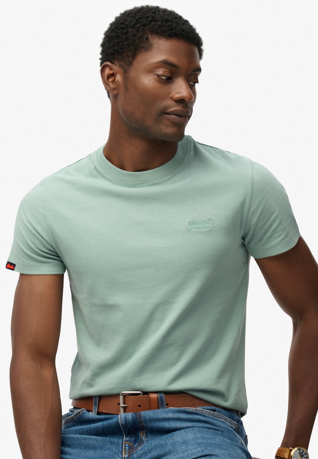 Superdry Rundhalsshirt "ESSENTIAL LOGO EMB TEE" günstig online kaufen