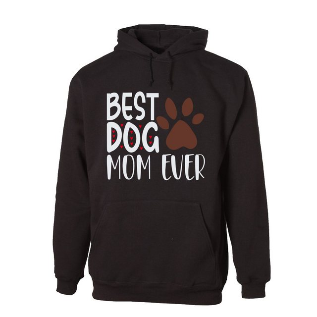 G-graphics Hoodie Best Dog Mom ever mit trendigem Frontprint mit Spruch / S günstig online kaufen