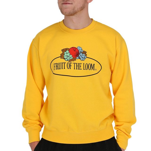 Fruit of the Loom Sweatshirt Sweatshirt mit Vintage-Logo günstig online kaufen