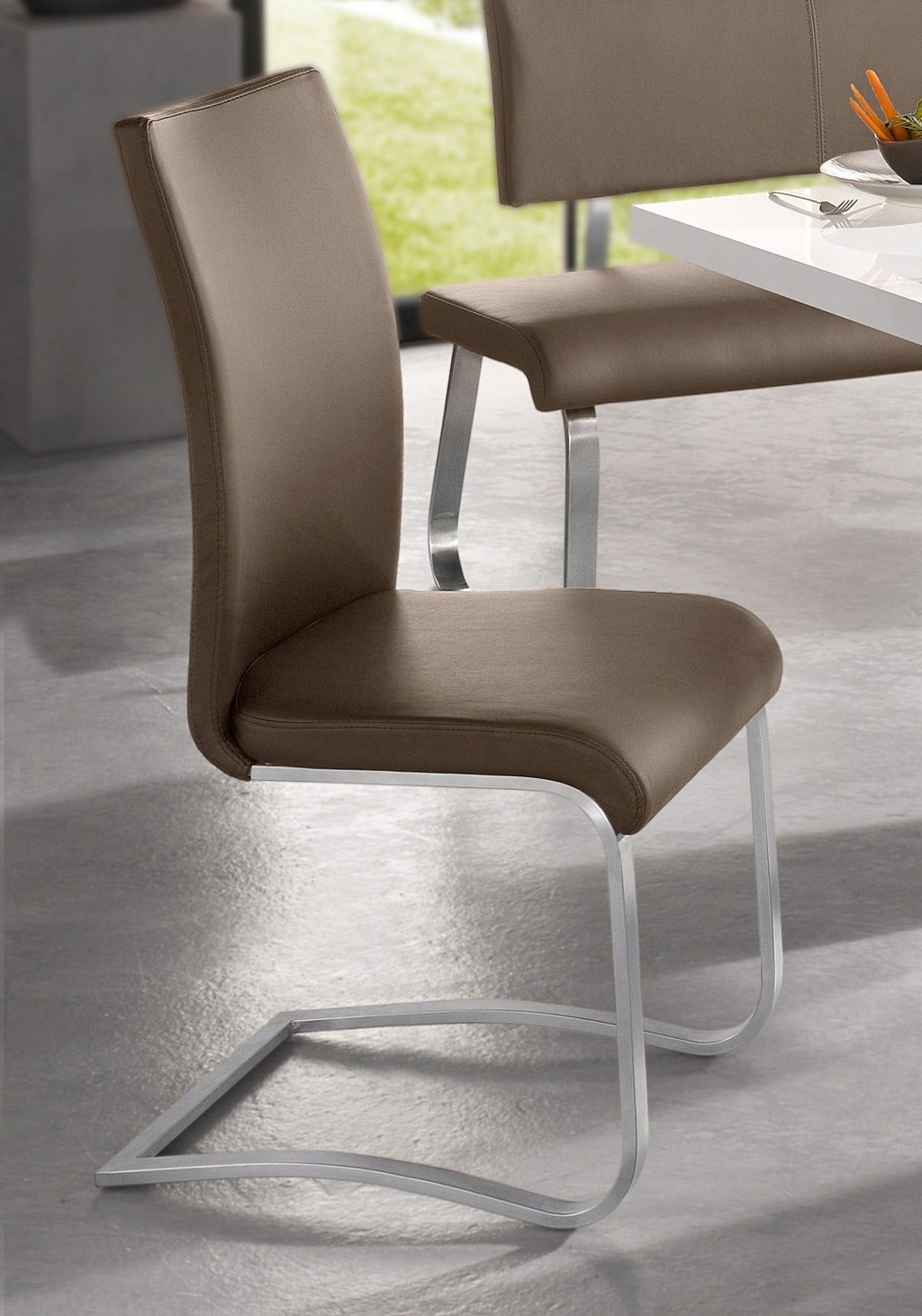 MCA furniture Freischwinger "Arco", (Set), 6 St., Kunstleder, 2er-, 4er-, 6 günstig online kaufen