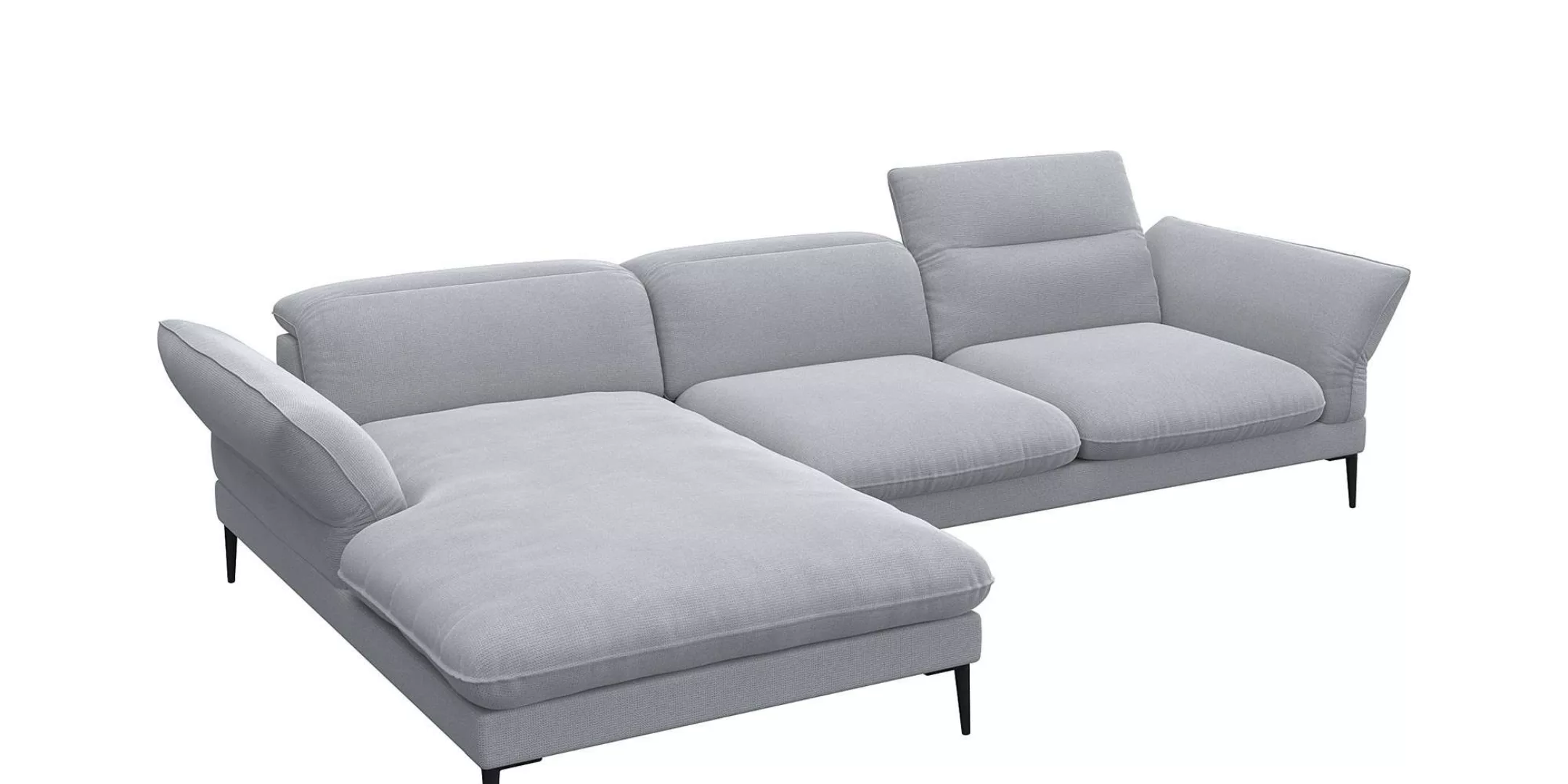 FLEXLUX Ecksofa »Salino, Funktionssofa mit Recamiere, Relaxsofa, Ecksofa«, günstig online kaufen