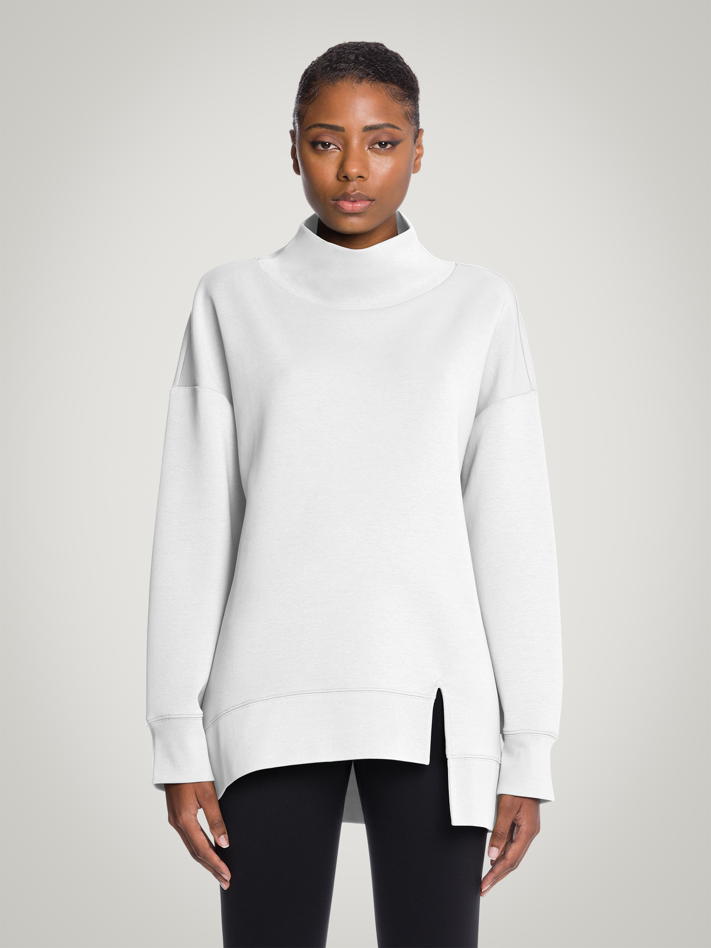 Wolford - Sweater Top Long Sleeves, Frau, white, Größe: M günstig online kaufen