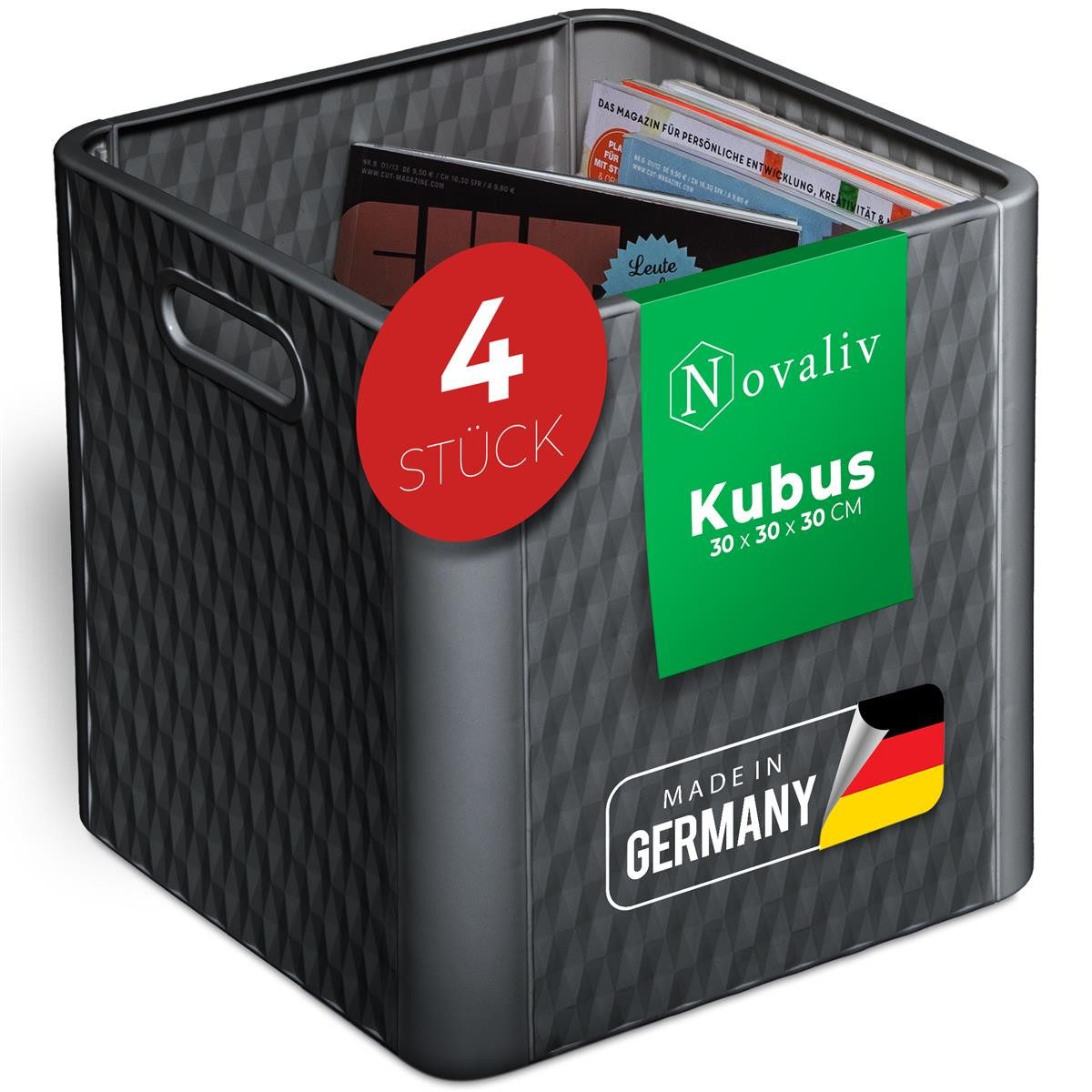 Novaliv Aufbewahrungsbox - (4 St), Aufbewahrungsbox günstig online kaufen