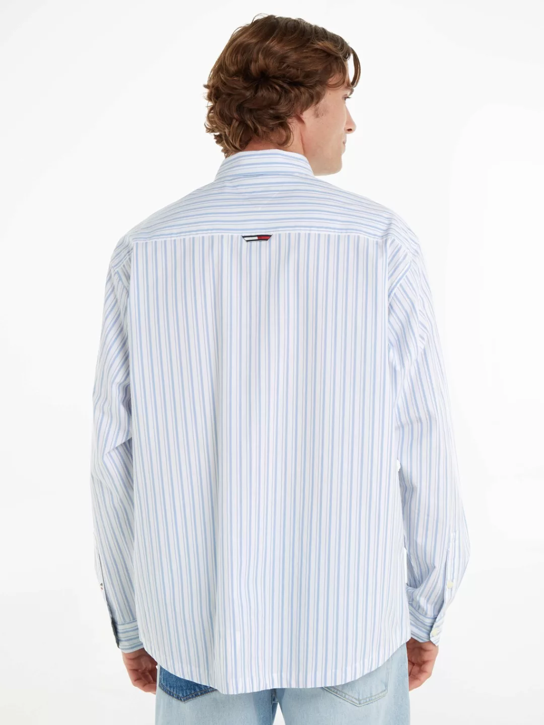 Tommy Jeans Langarmhemd TJM RLX STRIPE POPLIN SHIRT günstig online kaufen