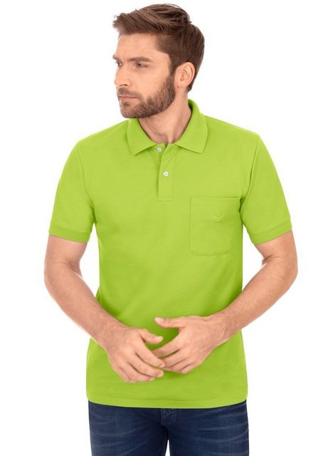 Trigema Poloshirt "TRIGEMA Polohemd mit Brusttasche", (1 tlg.) günstig online kaufen