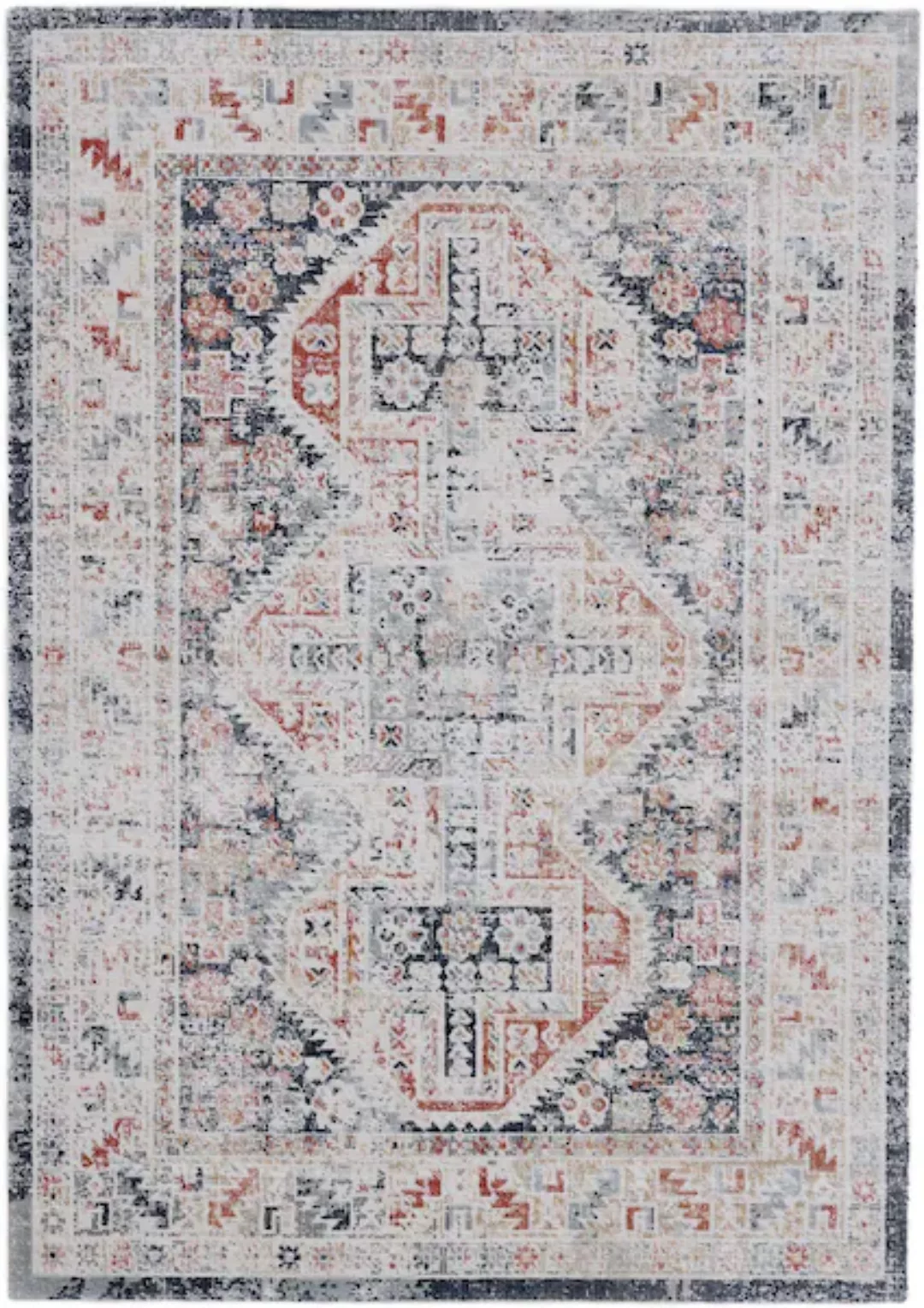 carpetfine Teppich »Rina«, rechteckig, Orient Vintage Look günstig online kaufen