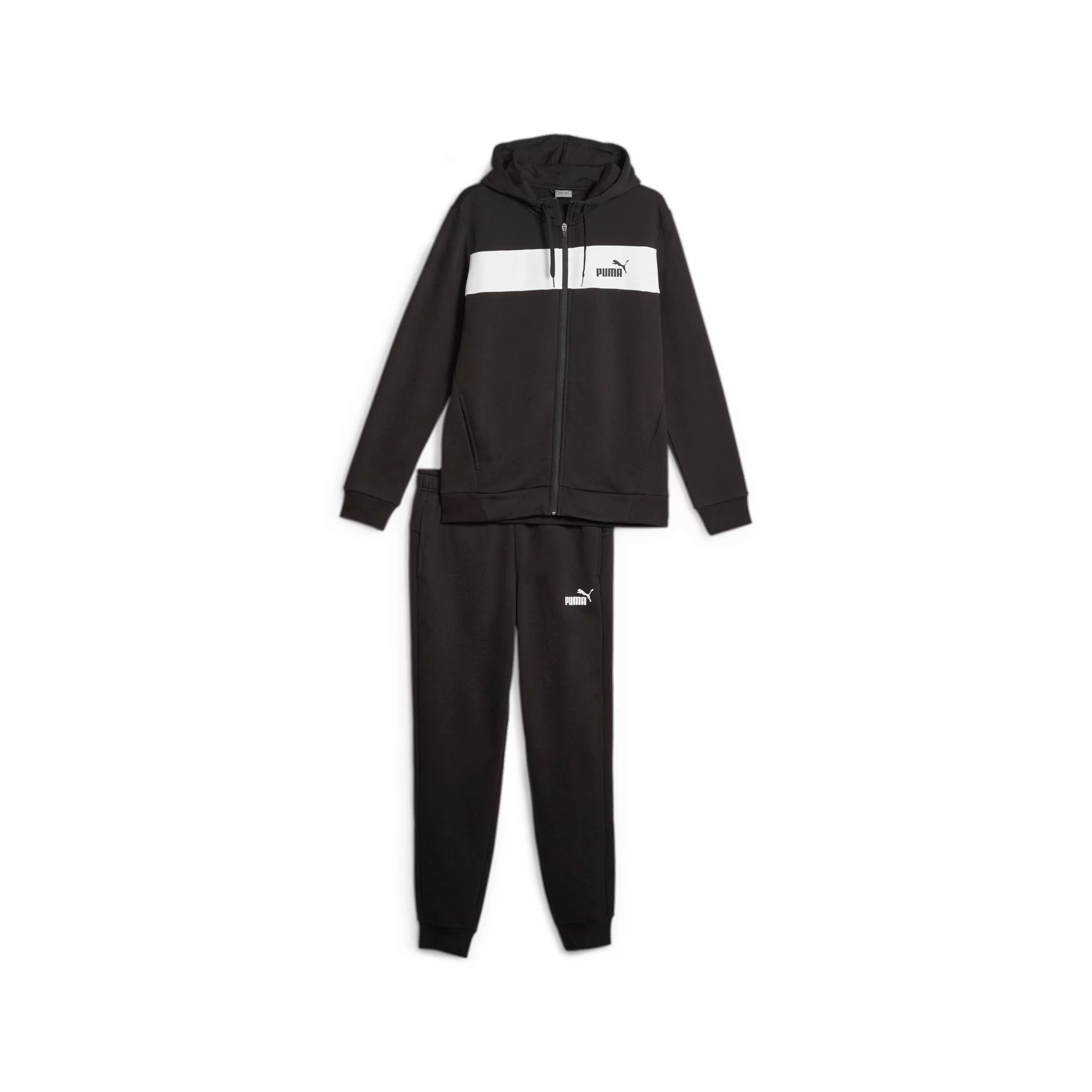 PUMA Jogginganzug "FZ PANEL TRACKSUIT - OVERHEAD HOOD", (2 tlg.) günstig online kaufen