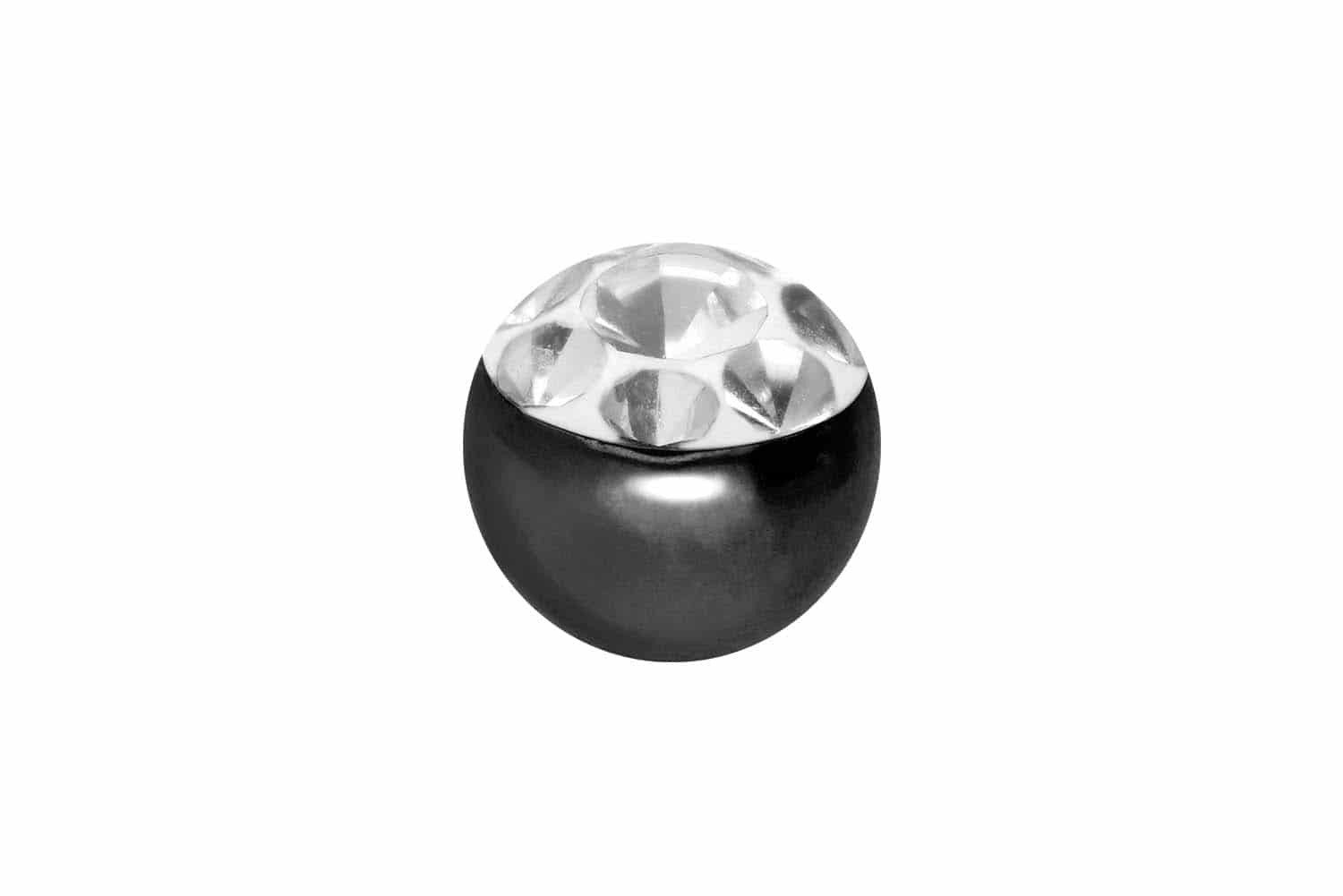 PIERCINGLINE Piercing-Set Chirurgenstahl Schraubkugel MULTIKRISTALLE (Schra günstig online kaufen