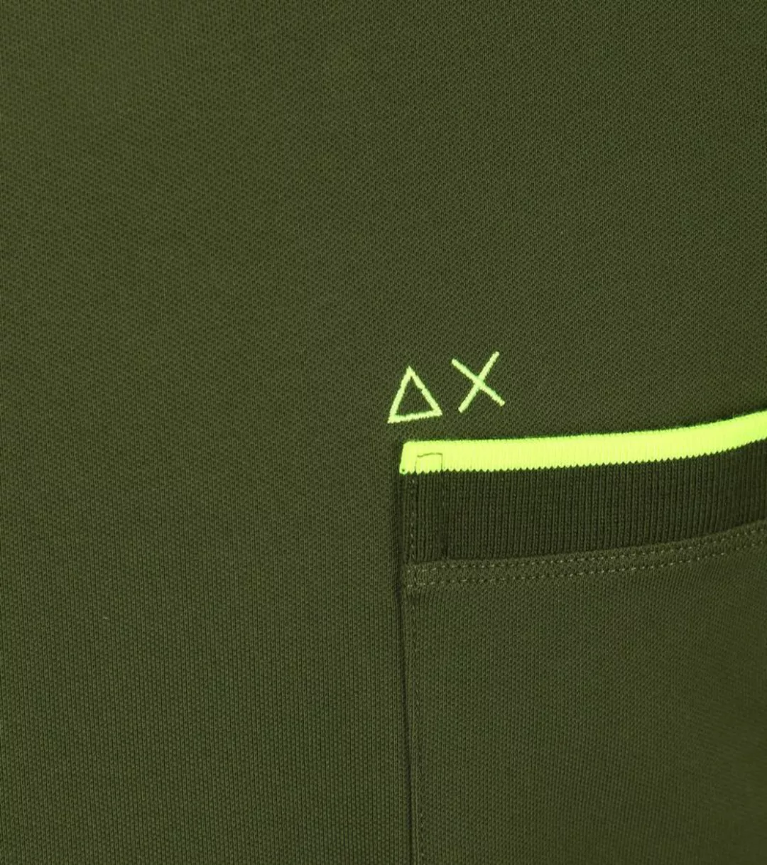 Sun68 T-Shirt Small Stripe Dunkelgrün - Größe XL günstig online kaufen