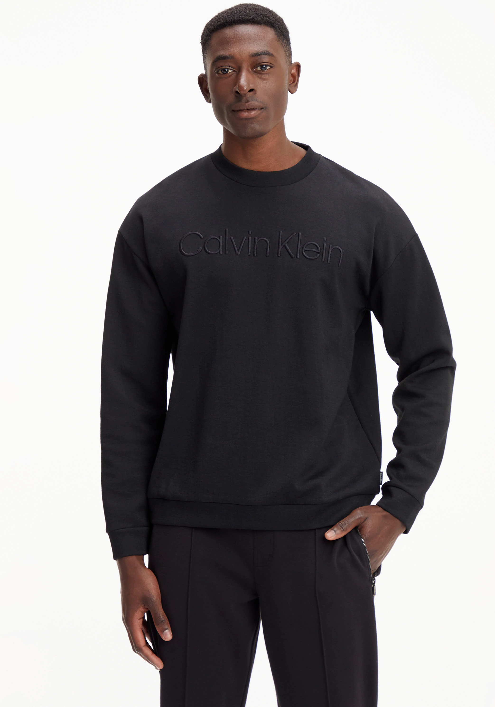 Calvin Klein Sweatshirt "ICONIC SPACER COMFORT SWEATSHIRT" günstig online kaufen