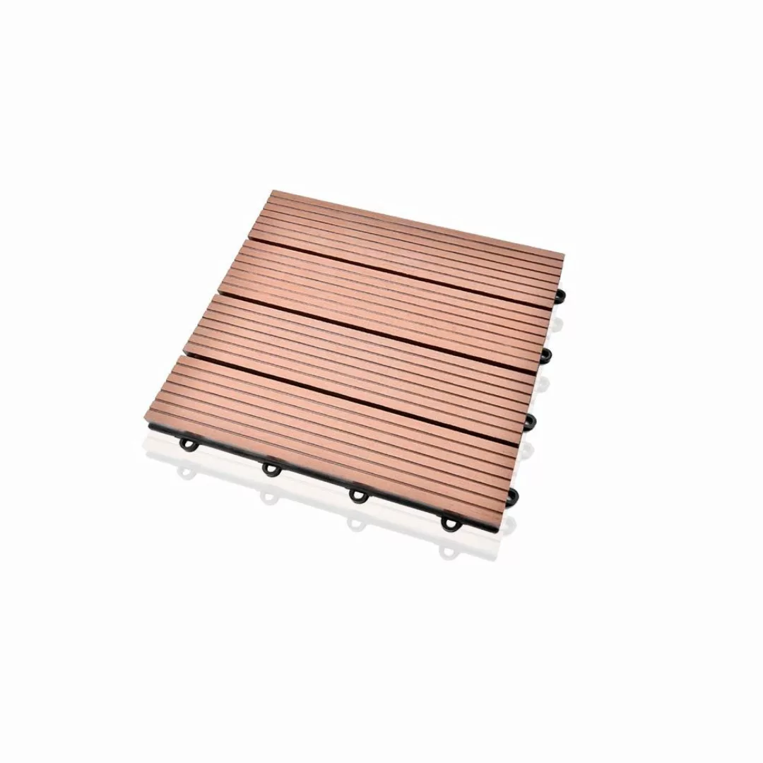 euroharry WPC-Fliesen WPC Terrassenplatten, 30x30cm, 110-St., günstig online kaufen