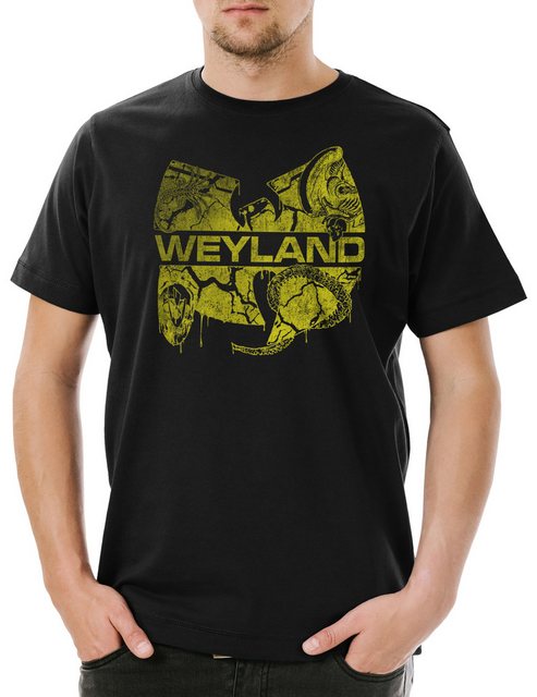 Urban Backwoods Print-Shirt Wu Weyland Herren T-Shirt Prometheus USCSS Nost günstig online kaufen