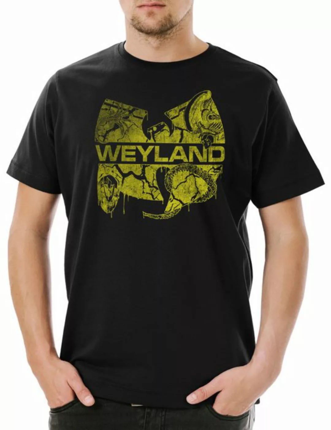 Urban Backwoods Print-Shirt Wu Weyland Herren T-Shirt Prometheus USCSS Nost günstig online kaufen