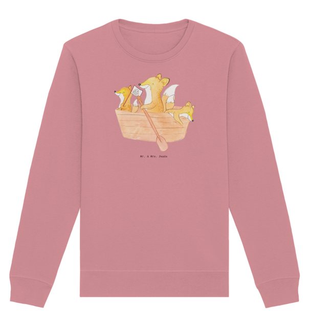 Mr. & Mrs. Panda Longpullover Größe S Fuchs Kanufahren - Canyon Pink - Gesc günstig online kaufen