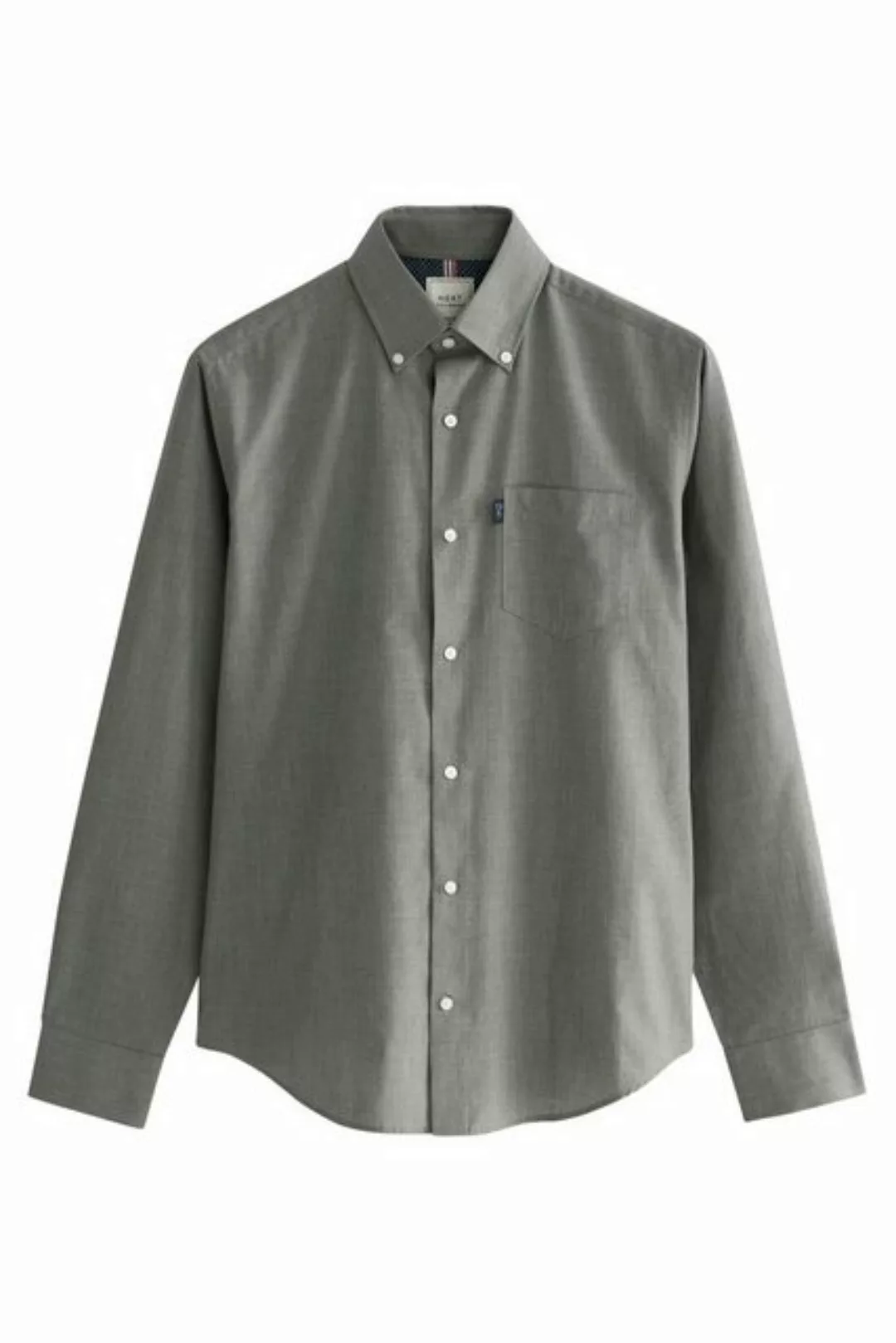 Next Langarmhemd Pflegeleichtes Button-Down-Oxford-Hemd (1-tlg) günstig online kaufen