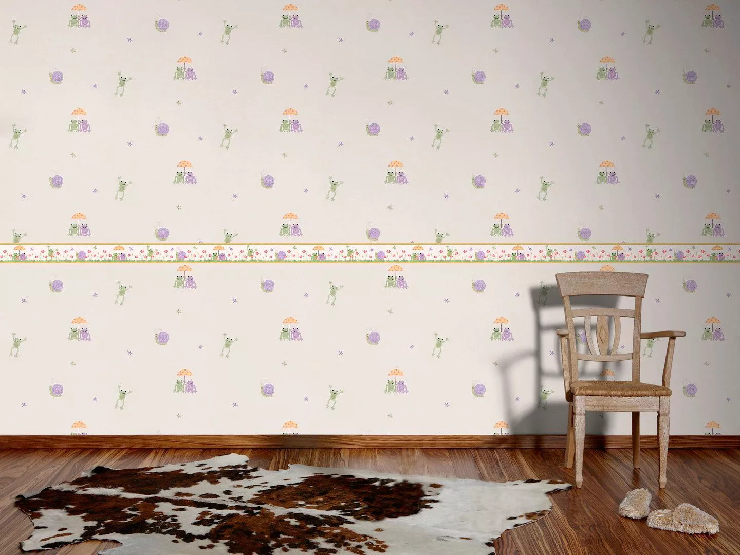 Bricoflor Pastell Bordüre für Kinderzimmer Selbstklebend Tapetenbordüre mit günstig online kaufen