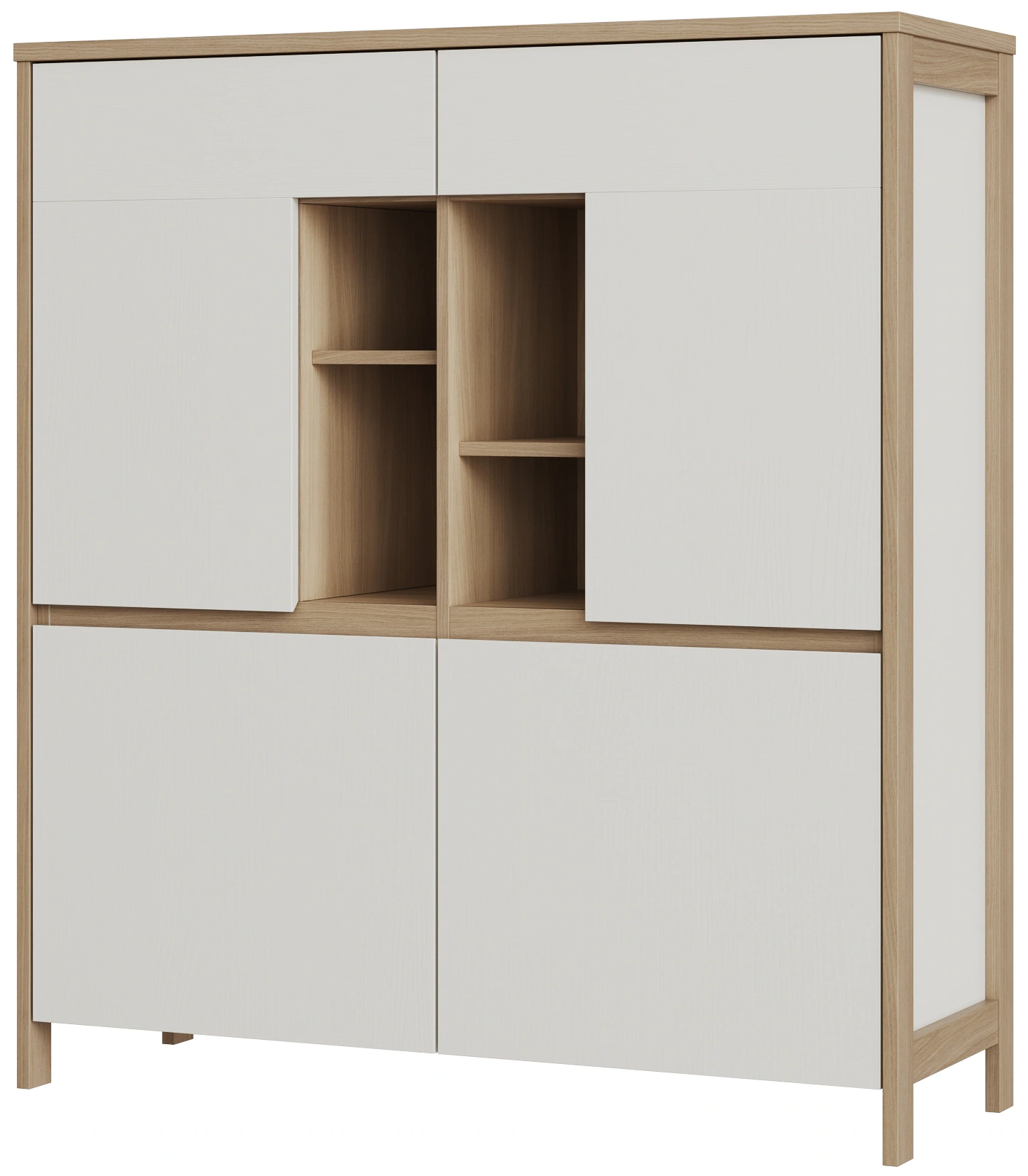 Home affaire Highboard "Stranda, moderner Schrank, Stauraumelement im Scand günstig online kaufen