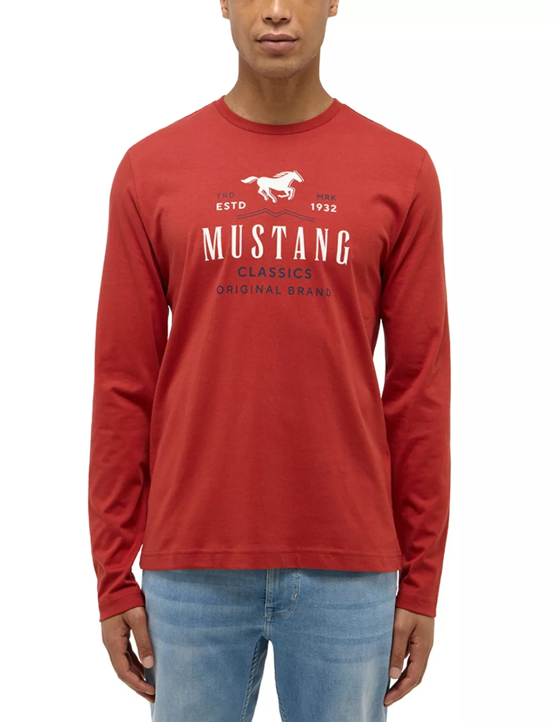 MUSTANG Langarmshirt "Style Adrian" günstig online kaufen