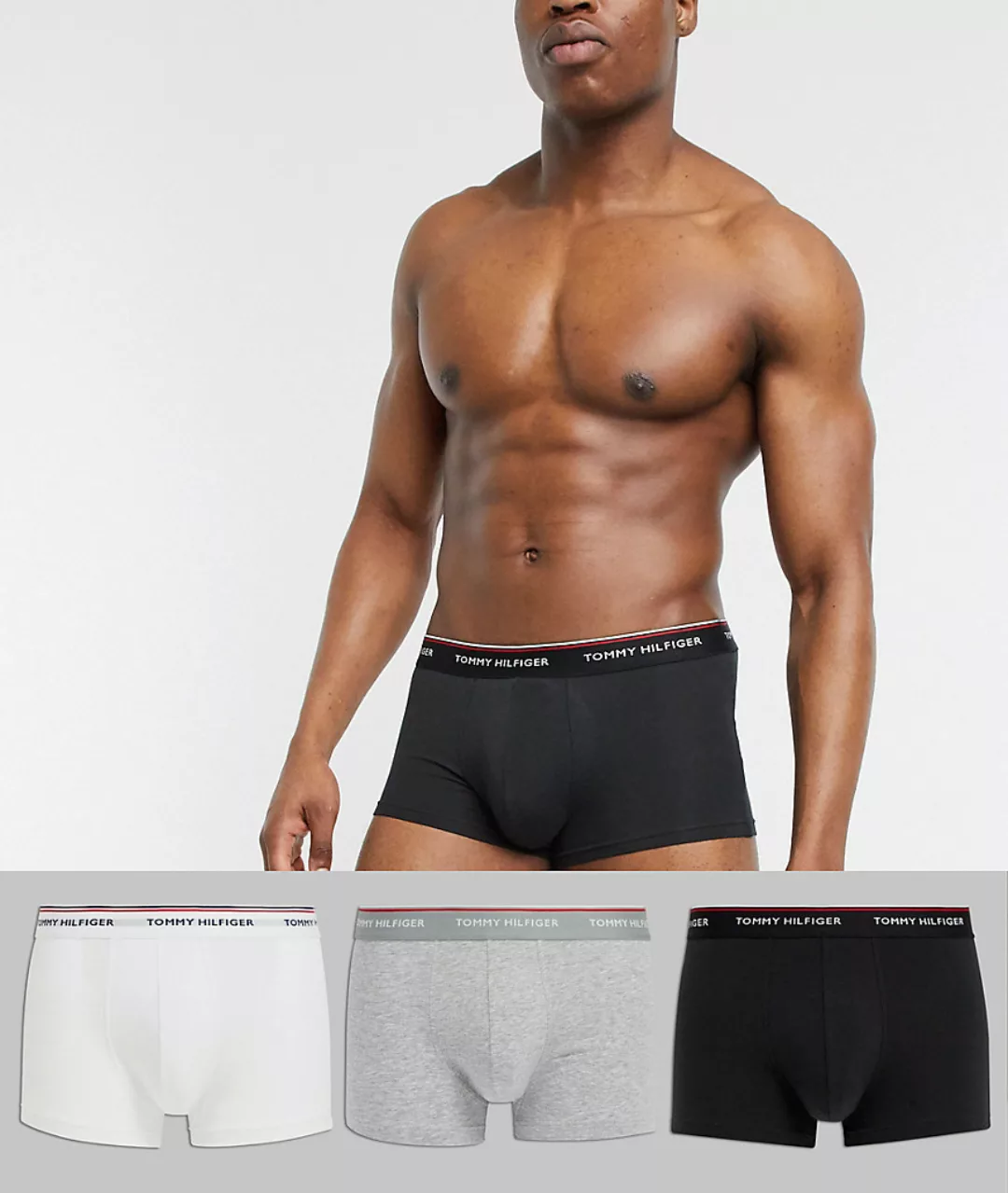 Tommy Hilfiger Underwear Schwacher Anstieg Boxer 3 Einheiten S Black / Grey günstig online kaufen