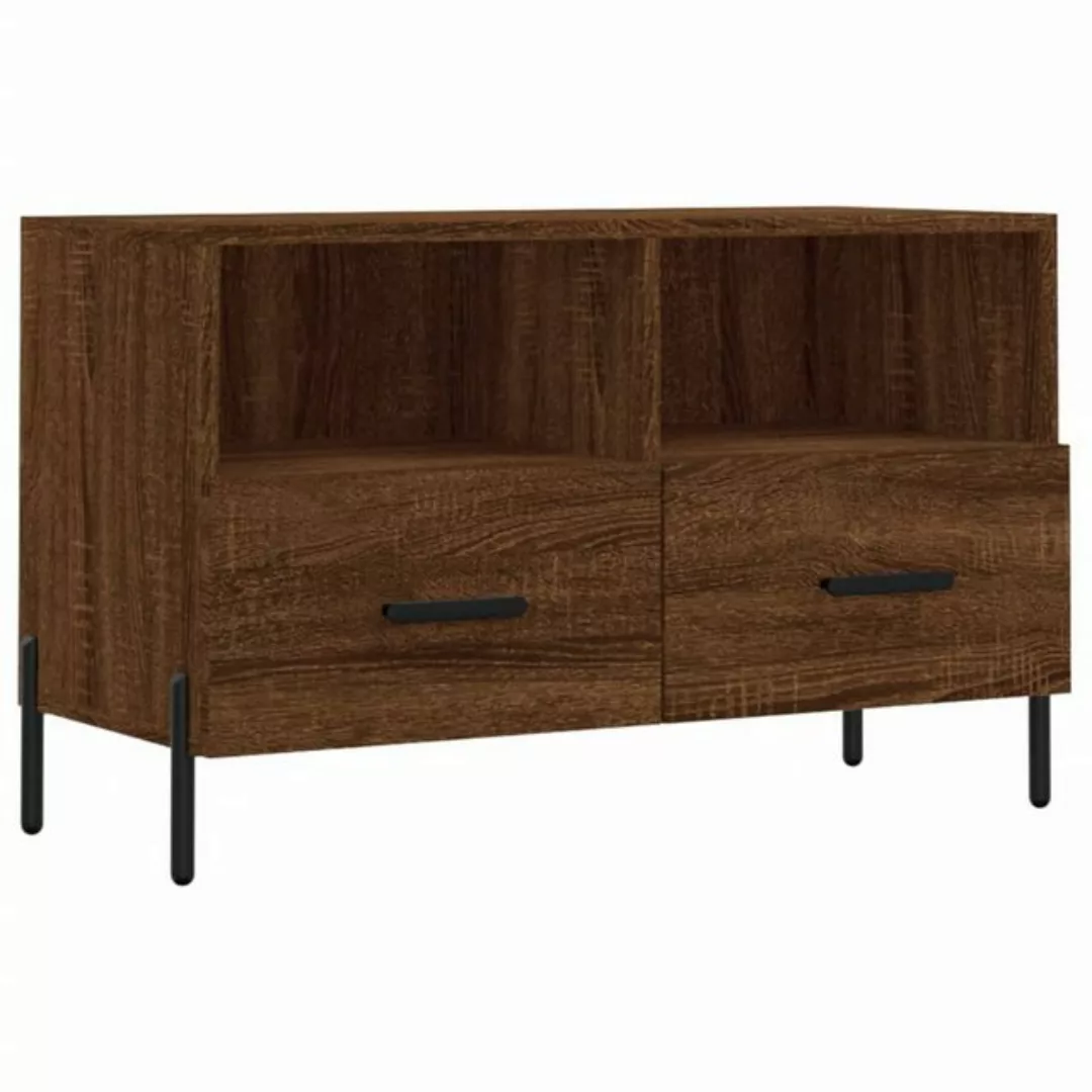 furnicato TV-Schrank Braun Eichen-Optik 80x36x50 cm Holzwerkstoff (1-St) günstig online kaufen