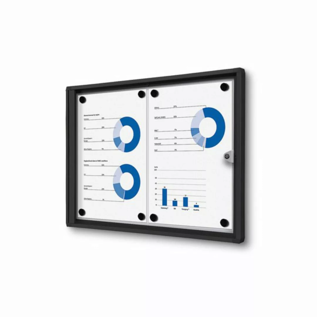 Showdown Displays Hängevitrine Economy SCXS - 2x DIN A4 - Aluminium - Schwa günstig online kaufen