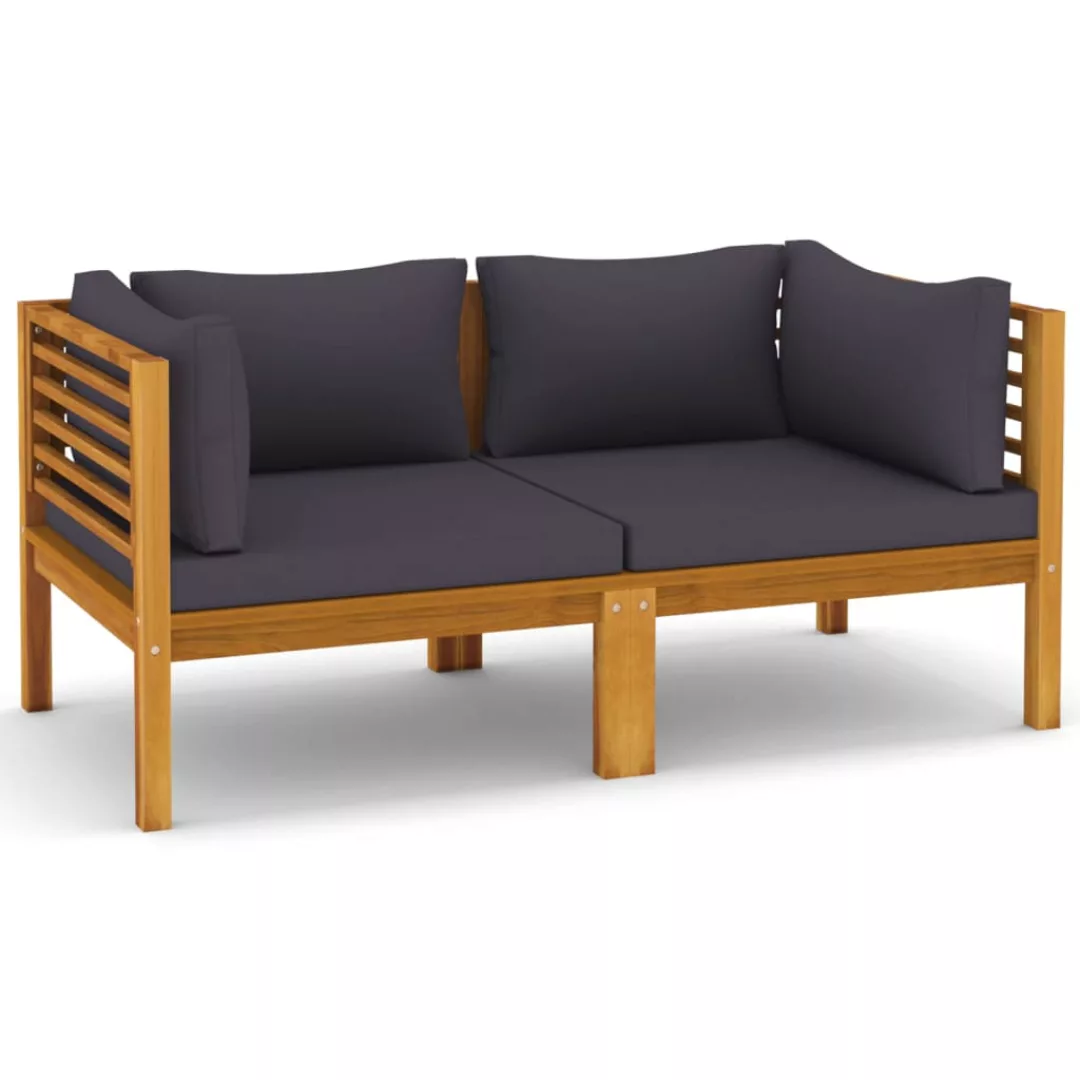 2-sitzer-gartensofa Mit Kissen Massivholz Akazie günstig online kaufen